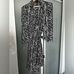 Silk wrap dress from Toronto brand Pink Tartan.